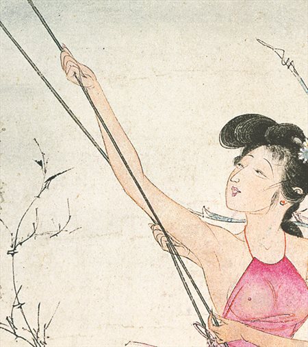 和静县-胡也佛的仕女画和最知名的金瓶梅秘戏图
